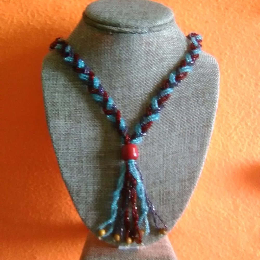 Braided Beads Necklace